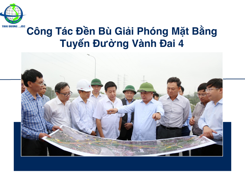 Công tác đền bù giải phóng mặt bằng tuyến đường vành đai 4